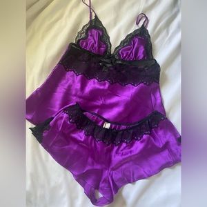 Victoria’s Secret satin & lace cami set